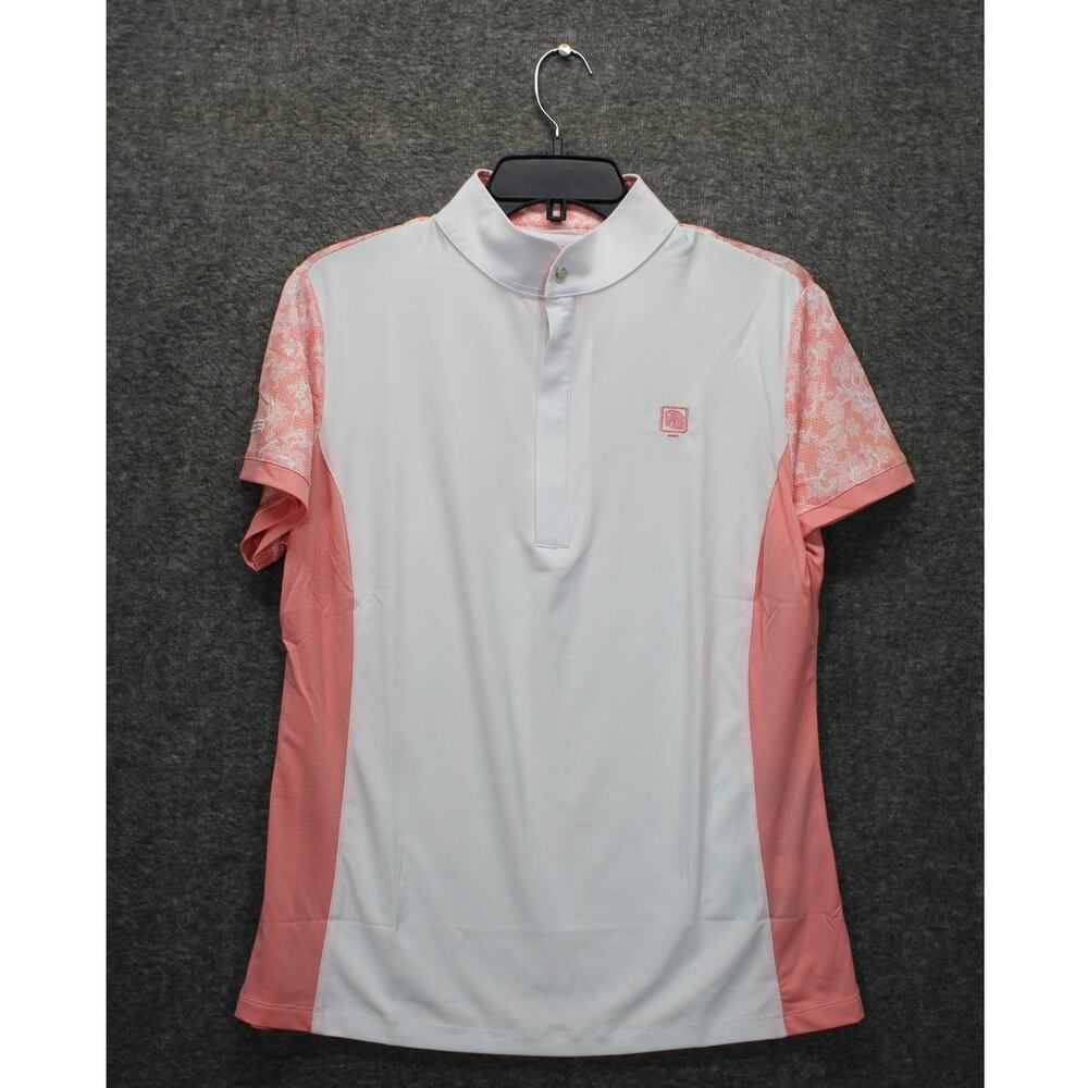 Romfh Ladies Lace Signature Short Sleeve Shirt Size Large NEW - Picture 2 of 9